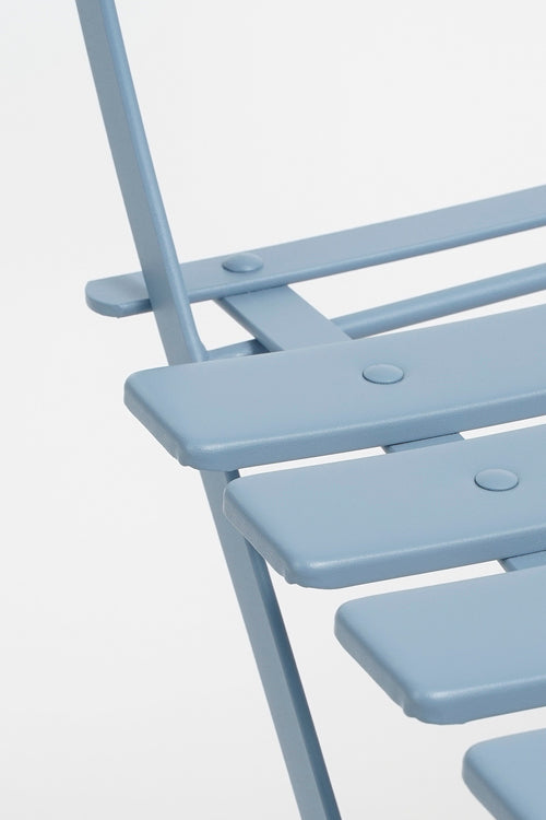 Mica Decorations  Laurence Bistroset - Set van 3 - Metaal - Lichtblauw