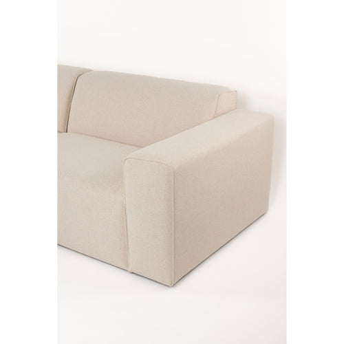Zuiver Sofa Milka 4,5-zitsbank Chaise longue Links Zand - Crème - vtwonen shop