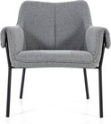FurniLux Fauteuil Tony - grey - 53x73x74cm - vtwonen shop