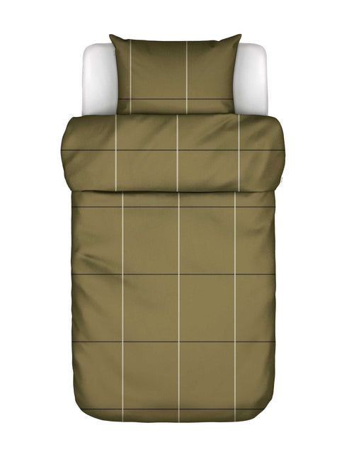 Marc O'Polo Suvie dekbedovertrek - Eenpersoons – 140x200/220 cm - Deep pea