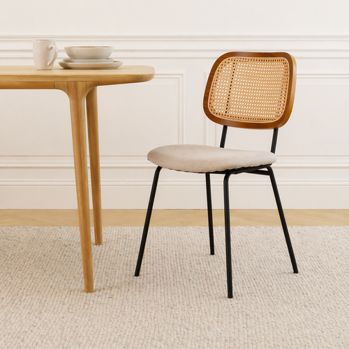 Nolon Jolie Rotan Eetkamerstoel Beige