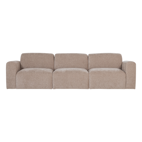 WOOOD 3-zits bank slub Umina - Chenille - Naturel