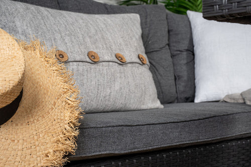 Rebellenclub Loungeset Lembe - Zwart Grijs