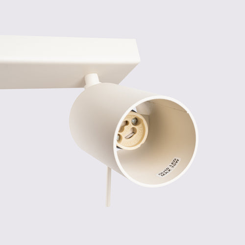 Sollux Lighting Plafondlamp RING 4L beige - 81x6x17cm