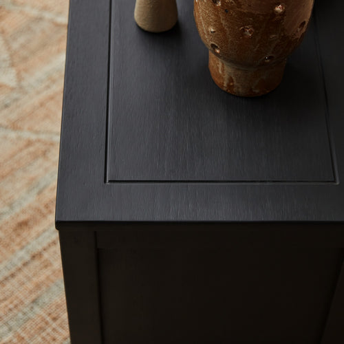 Tikamoon Massief grenen tv-meubel 170 cm - Zwart - vtwonen shop