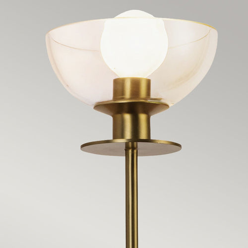 Wandleuchte Modern Gebürstetes Gold 1x E14