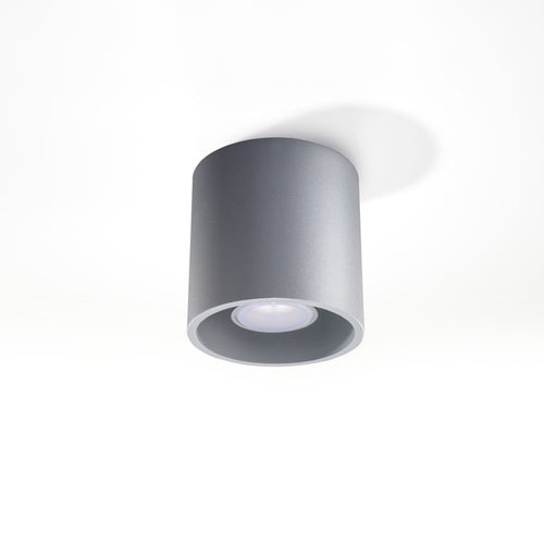 Sollux Lighting Plafondlamp ORBIS 1 grijs - 10x10x10cm