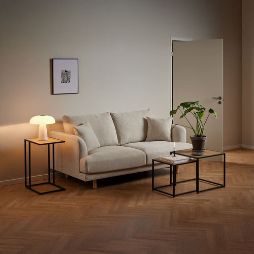 Lisomme Vic Houten Bijzettafeltje 43 x 35 cm - Naturel - vtwonen shop