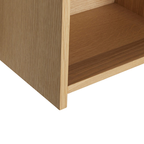 Hübsch plank Focal - mdf/eiken fineer - 80x20xh23cm
