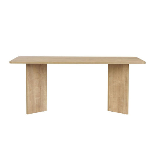 Calicosy - Eettafel LORAN - Licht hout 180x35x46 cm