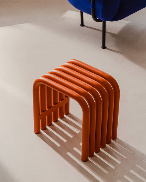 noo.ma Nokk designkruk Forest Green - staal, 45 x 45 x 34 cm