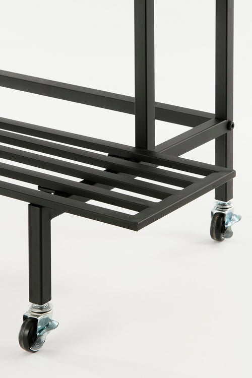 Mica Decorations  Greenrax Plantentafel - L90 x B44 x H42 cm - Metaal - Zwart - vtwonen shop