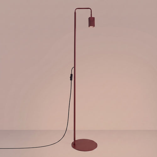 Sollux Lighting Vloerlamp RAYO 1 bordeaux - 30x30x160cm