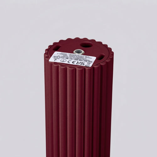 Sollux Lighting Plafondlamp KARBON 40 bordeaux - 6,5x6,5x40cm