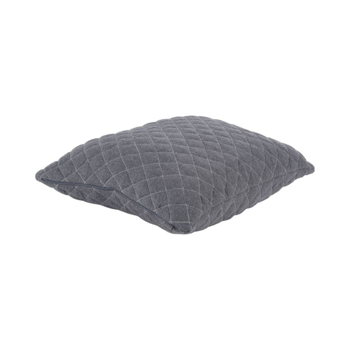 Present Time sierkussen Diamonds Quilted - grijs - 45x45x15cm - vtwonen shop