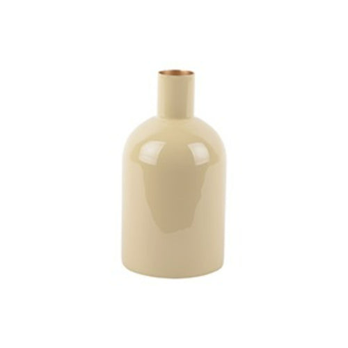 Present Time vaas Ivy Bottle Straight - bruin - Ø4cm - vtwonen shop