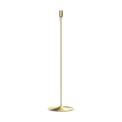 Umage Sante vloerlamp brushed brass met Komorebi medium oak natural - Ø 29 cm