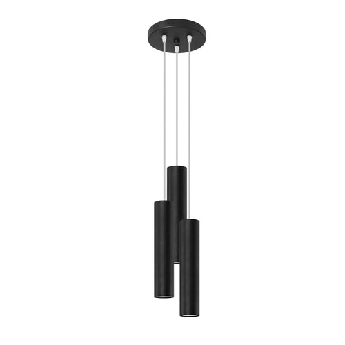 Sollux Lighting Hanglamp LAGOS 3P zwart - 20x20x110cm