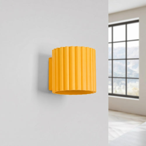 Sollux Lighting Wandlamp AURA geel G9 - 10x12x10cm