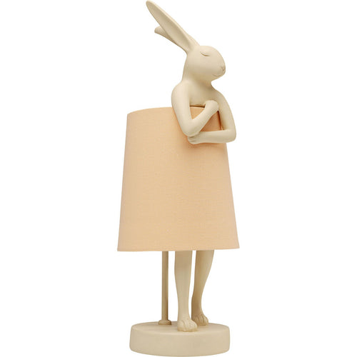 Kare Design tafellamp Animal - konijn - 50cm - beige en perzik