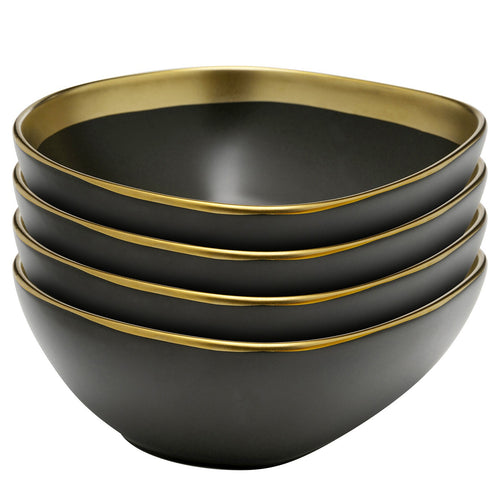Kare Design Kommen Vibrations Ø18cm groen (4/set)