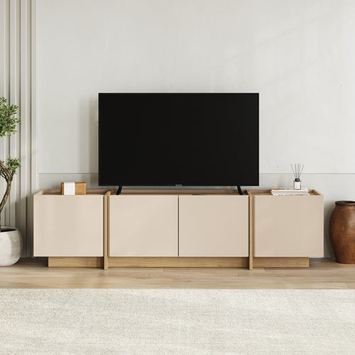 Calicosy - ONYX TV-meubel - Beige - 180x35x46 cm