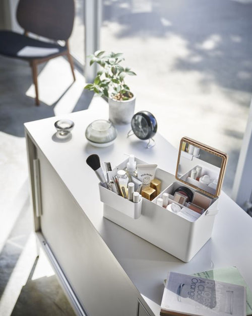 Yamazaki Make-up Organizer - Tower - Wit - vtwonen shop