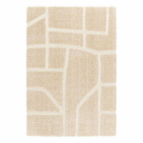 AFK Living vloerkleed Murmure - reliëfeffect - beige - 120x170 cm