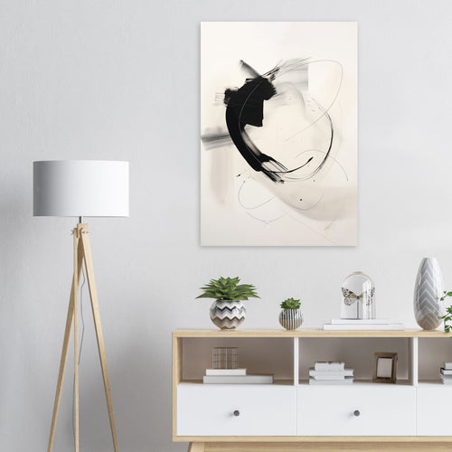 Artfulprints  Abstract - Chique brush 6   poster 70x100 cm