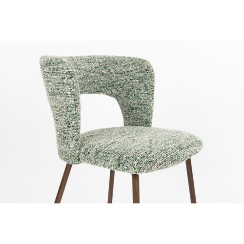 Housecraft Living Chelsea Eetkamerstoelen Groen - Set van 2