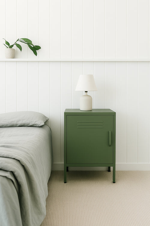 MaximaVida metalen lockerkastje Finn 52 x 40 x 67 cm olijfgroen - vtwonen shop