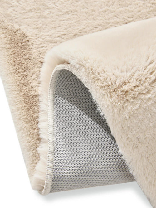benuta nepbont vloerkleed Dave - crème - 150x150 cm