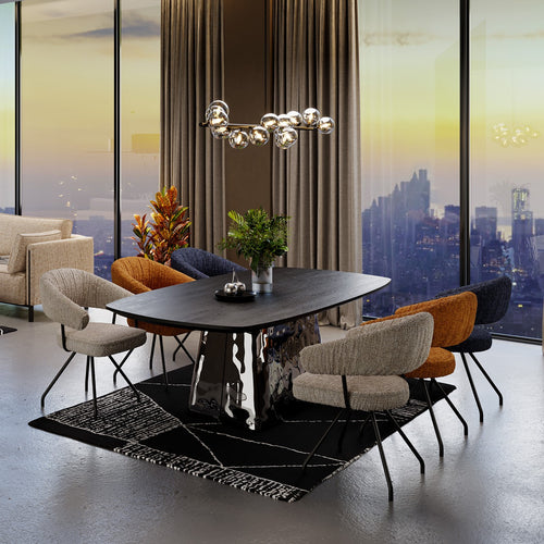 Kare Design Draaistoel met armleuningen Arabella oranje - vtwonen shop