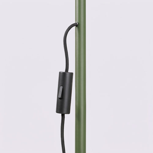 Sollux Lighting Vloerlamp NOX olijfgroen - 30x30x165cm