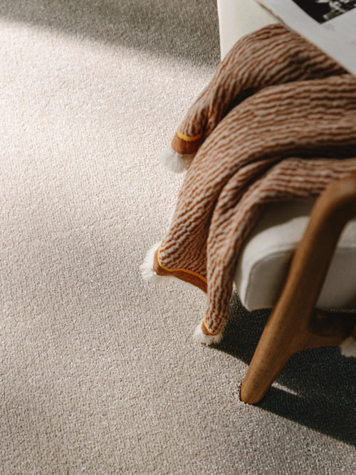 benuta wasbaar shaggy vloerkleed Melvin - beige - ø 150 cm