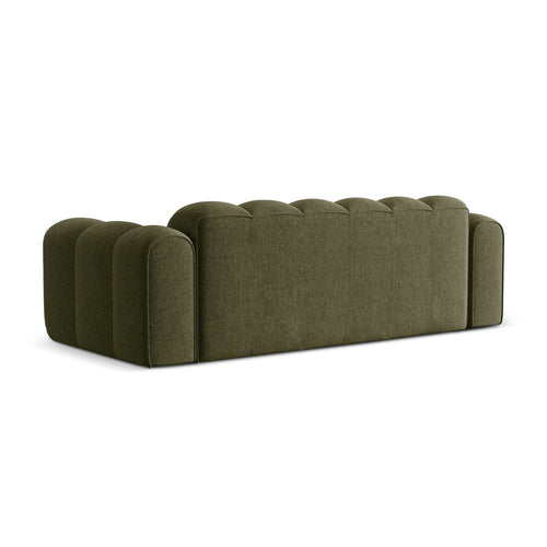 Cosmopolitan Design - Bank Treno 4-zits, chenille groente - 94x240x70cm