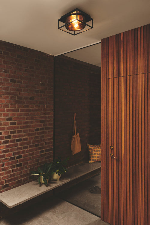 Nordlux Griffin | Plafondlamp | Smoked | E27 - vtwonen shop