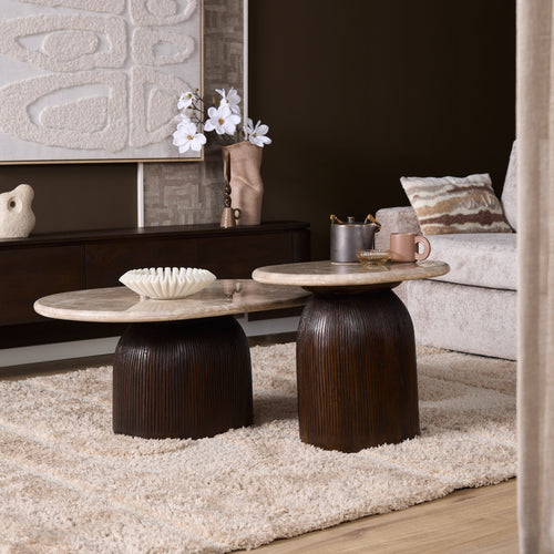 Starfurn - Salontafel  - Bruin - 60x90x40 cm