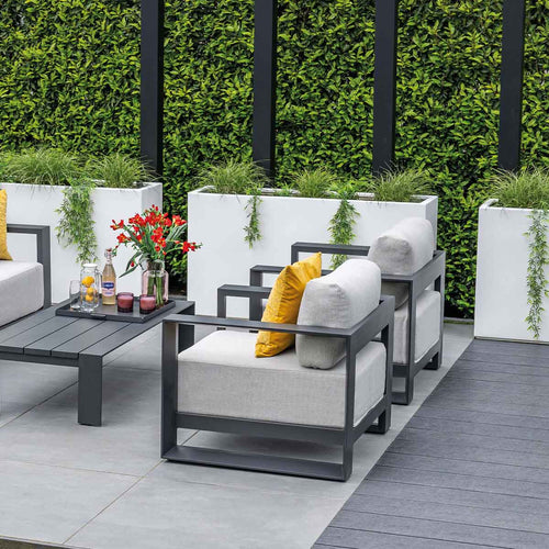 Garden Impressions loungestoel Malakka - donker grijs - vtwonen shop