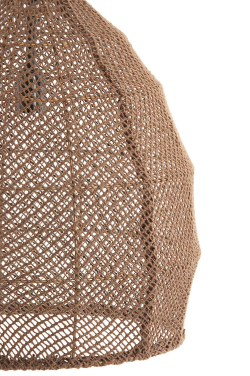 Light & Living hanglamp MAKASSAR - bruin - Ø42x42cm