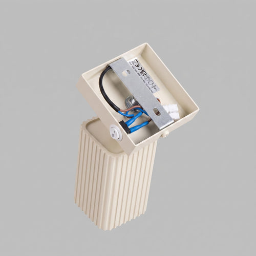 Sollux Lighting Wandlamp RAYO beige met schakelaar - 8x16x16cm