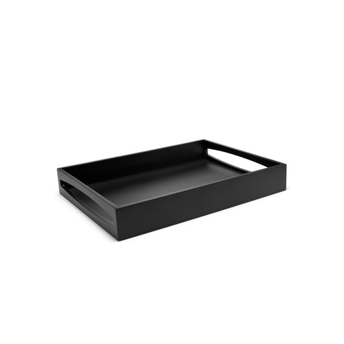 Leopold Vienna - Dienblad rechthoek 40x30x6cm MDF zwart - vtwonen shop