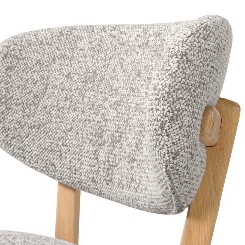 WOOOD barstoel met houten frame Udar - Hout - Naturel - 94x51x58