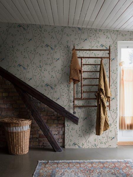 Borastapeter behang bloemen beige - 53 cm x 10.05 m - 660277 - vtwonen shop