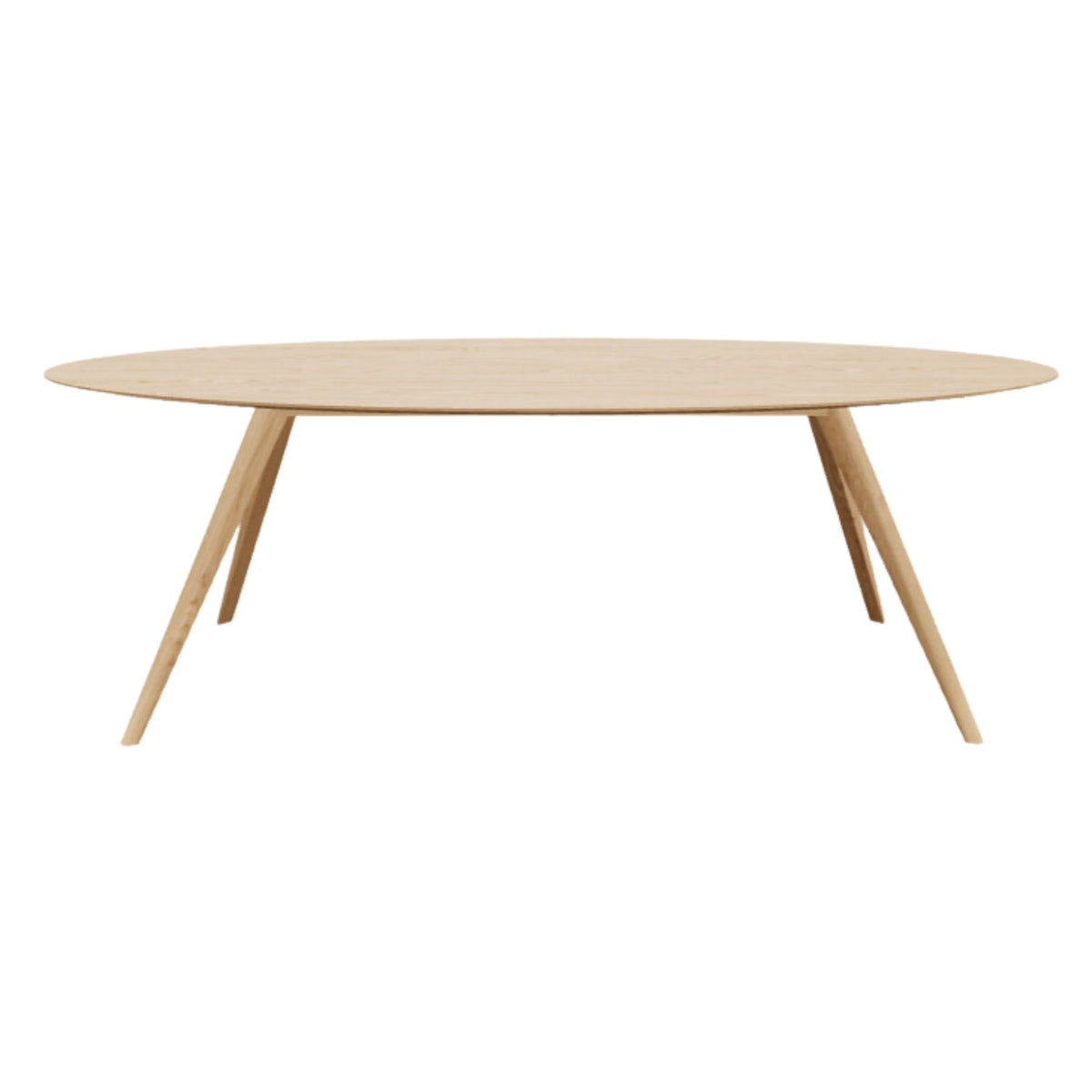 HelloTable eettafel Novum 30 - ovaal - 220x110 cm - eiken naturel ...
