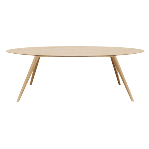 HelloTable eettafel Novum 30 - ovaal - 220x110 cm - eiken naturel - vtwonen shop