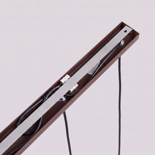 Sollux Lighting Hanglamp RAYO 3L bruin - 45x6x98cm