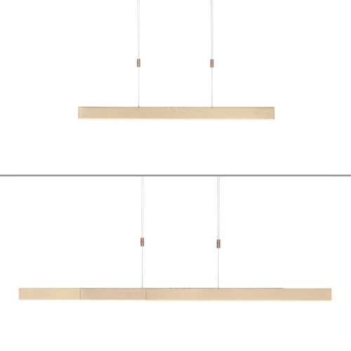 Neuhaus PURE hanglamp e-Slide - 3 lichts - 200  x 200   cm - messing