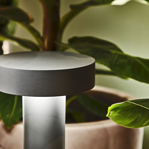 Ideal Lux Tesla - 4-lichts tuinpaal antraciet IP44