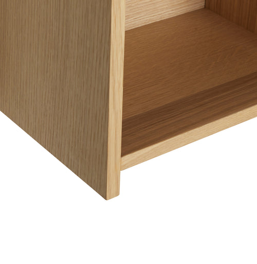 Hübsch plank Focal - mdf/eiken fineer - 80x20xh23cm